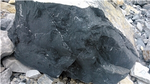 Black Carrara Marble Block - Colonnata Black Marble - Black Bardiglio , Bardiglio Nero Di Carrara Black Marble Block