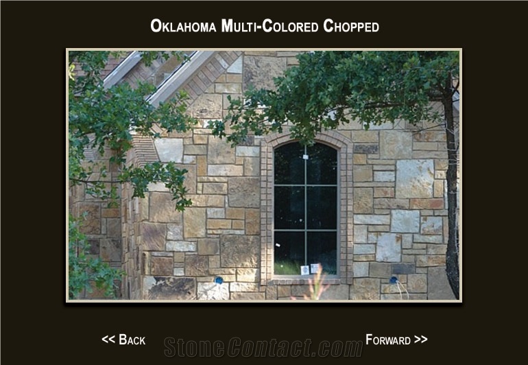 Okahoma Multi Colored Chopped Masonry