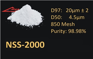 Crystal White Limestone Powder Superfine Powder Nss-2000