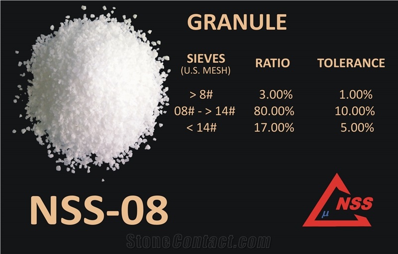 White Marble Granule Nss-08