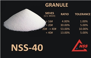 White Marble Granule Nss-40