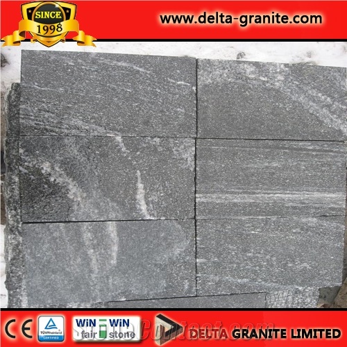 China Hot Sales Dark Grey Granite Paving Stone,Natural Dark Grey Granite Paving Stone