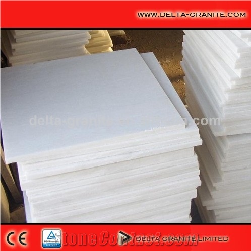Hot Sales White Marble Flooring, Natural Marble Tiles for Bathroom