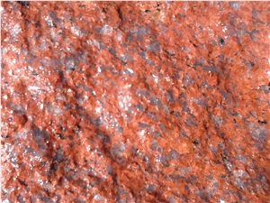War Red Granite Block, Ruby Red Granite Block
