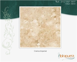 Crema Imperial Marble Tiles, Brazil Beige Marble