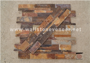 Brown Slate Wallstone, Brown Slate Cultured Stone