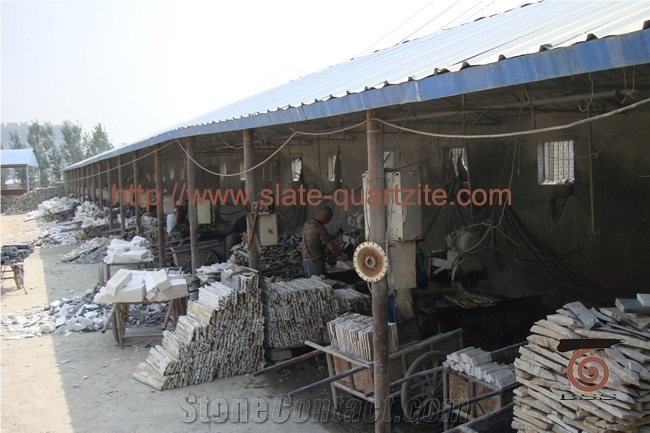 China Cheap Culture Stone Wall Stone Producer, Grey Slate Wall Stone