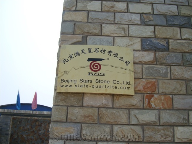 China Cheap Culture Stone Wall Stone Producer, Grey Slate Wall Stone