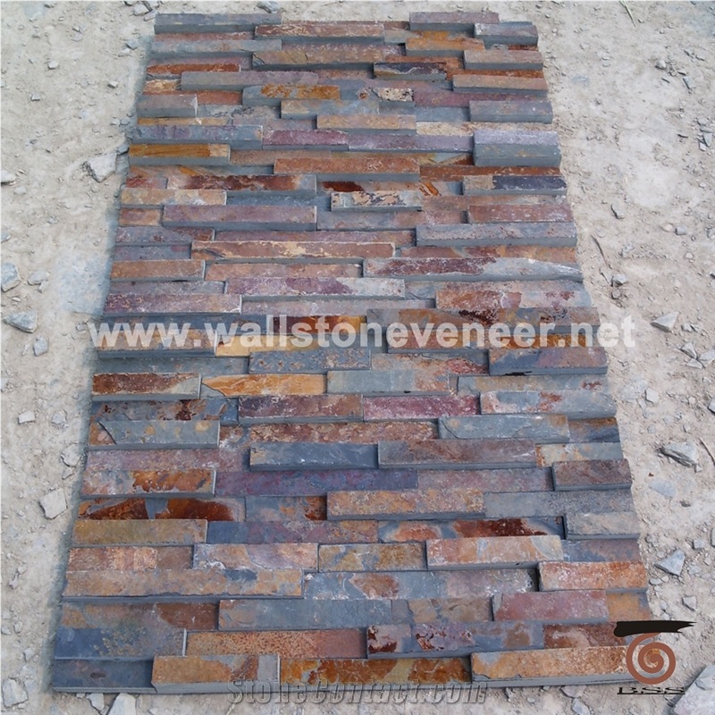 Culture Stone Bss-Ws-01, Brown Slate Cultured Stone