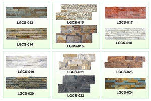Factory Supplier Ledge Stone Cultured Stone, Brown Slate Cultured Stone