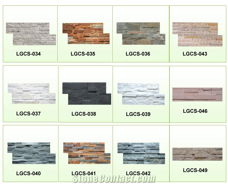 Natural Culture Wall Stone, Grey Ledger Slate Panel