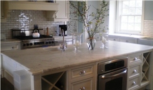 Bianco Carrara a Marble Kitchen Top