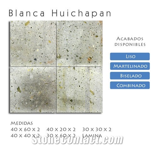 Cantera Blanco Huichapan Sawn Tiles, Blanco Huichapan Cantera