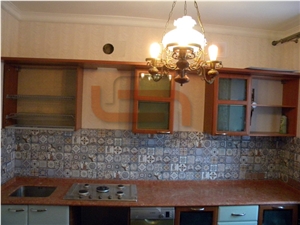 Burdur Rosa Imperial Red Marble Kitchen Tops
