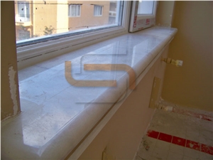 White Golden Rose Marble Window Sill