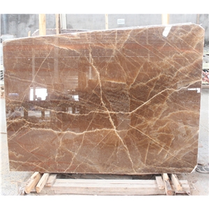 China Golden Ice Onyx Polished Stone Slabs & Tiles