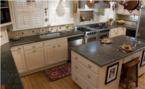 Gaudi Brown Marble Kitchen Countertop