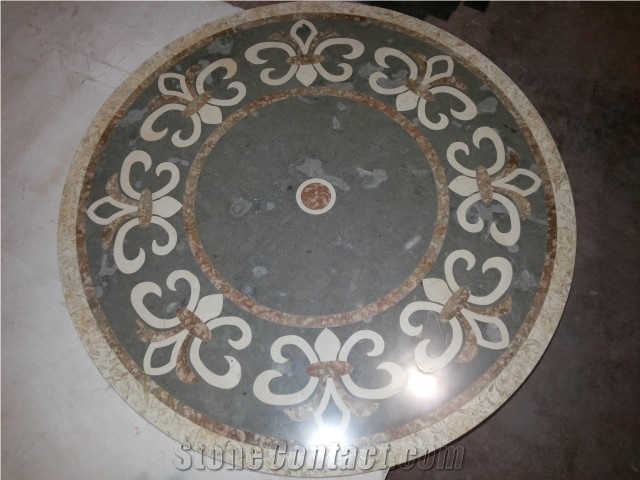 Waterjet Inlay Marble Table Tops