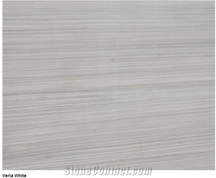 Veria White Venato Marble Tiles, Greece White Marble