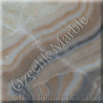 Ozcelik Rainbow Onyx - with Front Light - 30x30 cm