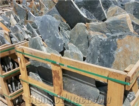 Piedra Laja Gris Oxidada Natural Flagstone, Piedra Laja Gris Slate Flagstone