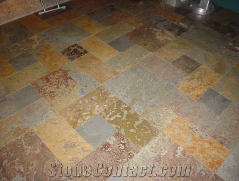 Piedra Pizarra Oxidada Etrusca Floor Tiles
