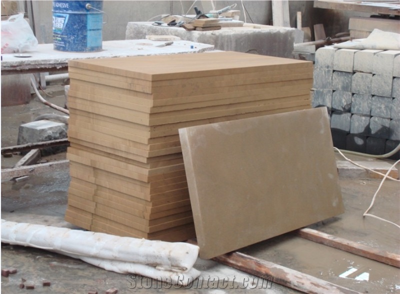 China Beige Sandstone Tile,Slab