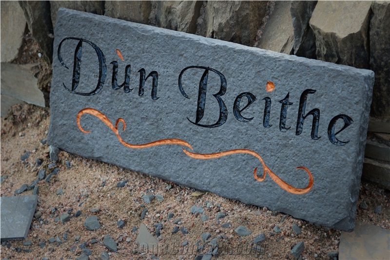 Riven Caithness Stone Name Tag