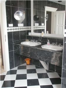 Brazil Exotic Black Granite Bathroom Top