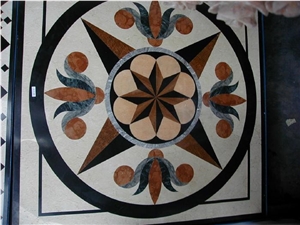 Marble Inlay Flooring and Medallions
