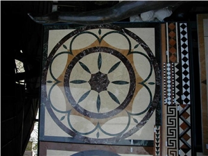Marble Inlay Flooring and Medallions