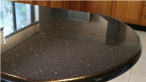 Black Galaxy Shanxi Granite Kitchen Countertops