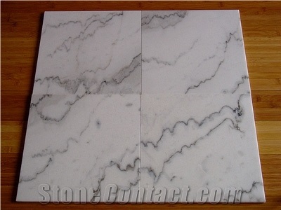 Guangxi White Marble Slabs & Tiles