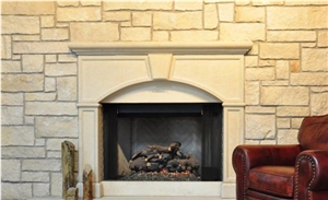 Bespoke Fireplaces, Testa Beige Limestone Fireplaces