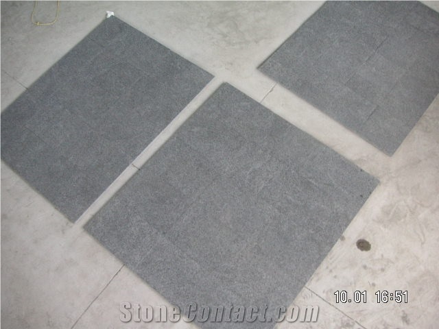 Pearl Black Granite Paver Tile,Black Granite Flooring Tiles