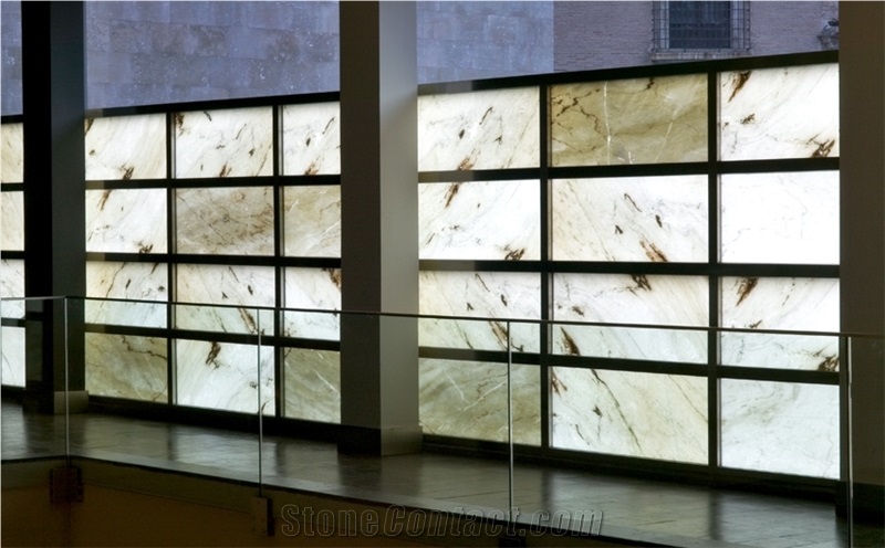 Curtain Wall Onyx Glass