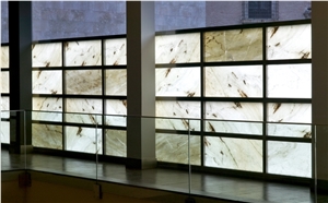 Curtain Wall Onyx Glass