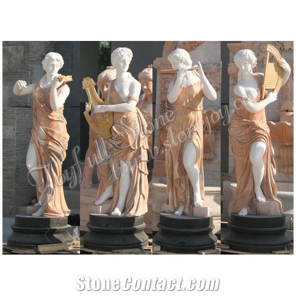 Lady Statue, Marble Lady Sculpture,Garden Figure Statue