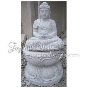 Oriental Garden Stone Buddha Statues, Stone Buddha Sculpture