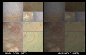 Nimbu Gold Limestone Slabs & Tiles, India Yellow Limestone