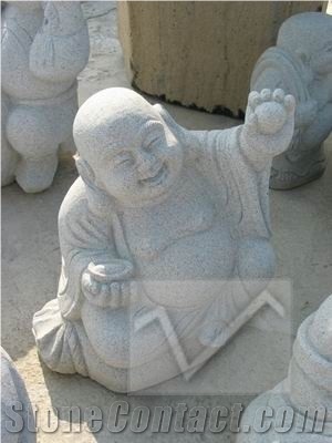 China Granite Huamn Sculpture, Grey Granite Sculptures