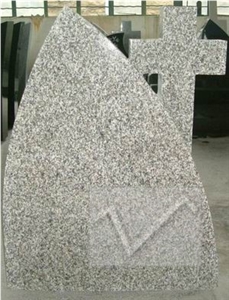 China Grey Granite Cross Tombstone, Monument