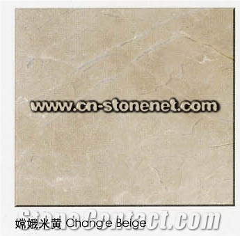 Chang"E Beige Marble Tile and Slab,Beige Marble