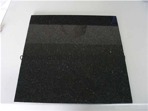 Black Galaxy Granite Tiles & Slabs, Black Polished Granite Floor Tiles, Wall Tiles India