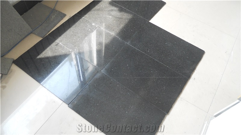 New Nero Impala Sesame Granite Slabs Tiles, China Black Galaxy Granite Panel Wall Cladding Panel,Floor Covering,Exterior Walling Tile