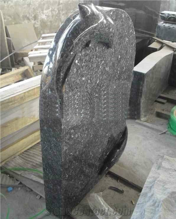 Granite China Black America Pet Headstone, Black Granite Monument & Tombstone