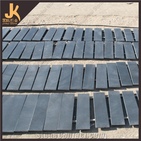 Hebei Black Granite Curb Stone Slabs & Tiles