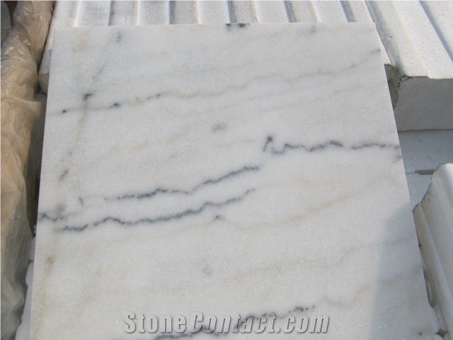 (Cheapest China White Marble) Guangxi White Marble Tile