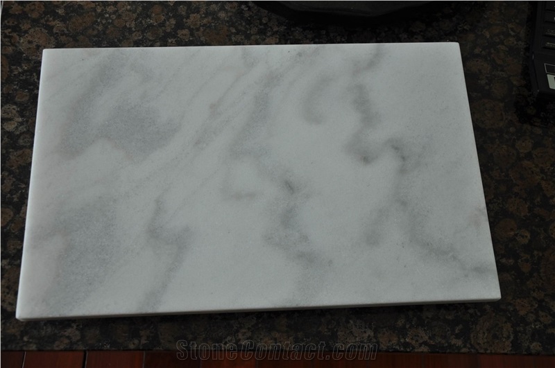 Chinese White Marble Chopping Board for Kitchen