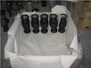 Granite Vase for Garden Tombstone, G603,G654,Tan Brown ,Blue Pearl Grey Granite Urn, Vase & Bench